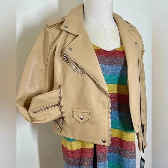 Blank NYC | Head to Toe Jacket | Vegan Leather Moto | Large - Picture 1 of 7